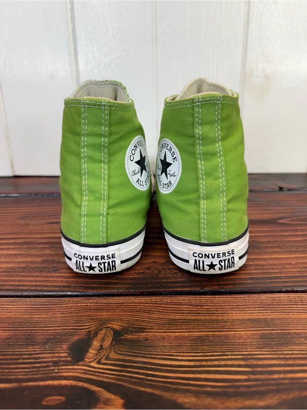 Converse Chuck Taylor All Star High Top – Green Canvas – Women’s 7.5 / Men’s 5.5 - Picture 4 of 8